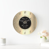 Gouden diamanten kronkels Gouden 25e trouwdag Grote Klok (Huis)