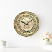 Gouden diamanten,krullen  25ste huwelijksjubileum grote klok (Huis)