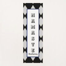 Gouden diamanten NAMASTE typografie monogram