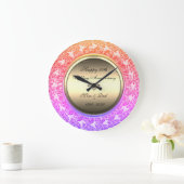 Gouden Diamanten Ombre 50ste Huwelijksverjaardag Grote Klok (Huis)