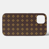 Gouden Diamantpatroon Case-Mate iPhone Case (Achterkant (horizontaal))
