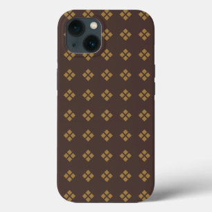Gouden Diamantpatroon Case-Mate iPhone Case