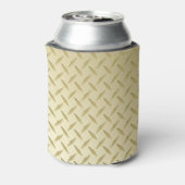 Gouden Diamantplaat Metaal Uiterlijk Blikjeskoeler (Blikje Achterkant)