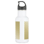 Gouden Diamantplaat Waterfles (Achterkant)
