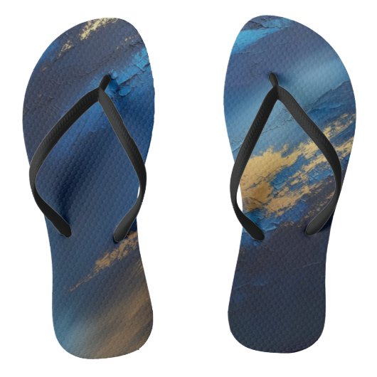 Gouden diepten teenslippers (Voetbed)