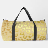 Gouden Dierenprint Duffeltas Plunjezak (Voorkant)