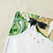 gouden dinosaurus strandlaken (In situ)