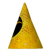 Gouden dinosaurus Verberg Gelukkige Verjaardag! Feesthoedjes (Rechts)