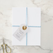 Gouden Disco Bal Bruiloftsborrel Bedankt Cadeaulabel (Met Touw)