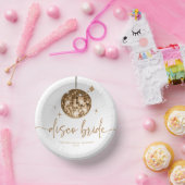 Gouden Disco Bal Disco Bruid Bruiloft Papieren Kommen (Feest)