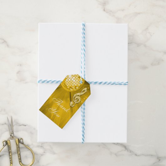 Gouden Disco Bal en hakken 50ste verjaardag Cadeaulabel (Met Touw)