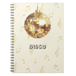 Gouden Disco Bal Glitter Notities Notitieboek