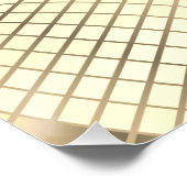 Gouden Disco Bal Huwelijk Welkom Perfect Poster (Hoek)