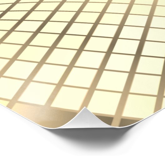 Gouden Disco Bal Huwelijk Welkom Perfect Poster (Hoek)