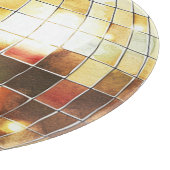 Gouden Disco Bal Snijplank (Hoek)