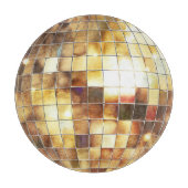 Gouden Disco Bal Snijplank (Voorkant)