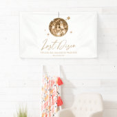 Gouden Disco Ball Laatste Disco Bachelorette Party Spandoek (Insitu)