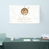 Gouden Disco Ball Laatste Disco Bachelorette Party Spandoek (Beurs)