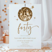 Gouden Discobal 40e verjaardagsfeest Kaart