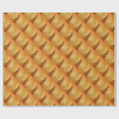 Gouden Diwali met Diya Cadeaupapier (Vlak)