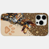Gouden Doberman Glamour Case-Mate iPhone Case (Achterkant (horizontaal))