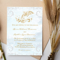 Gouden Dolfijn Trouwkaart