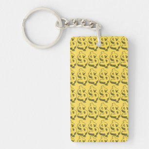 gouden dollar sleutelhanger