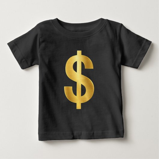 Gouden dollarsymbool – Luxe geld minimalistisch (Voorkant)