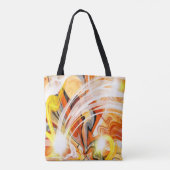 Gouden Donkere Draaikolk Tote Bag (Achterkant)