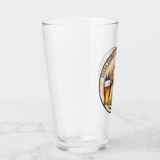 Gouden Doodle Ale Bierglas Glas (Rechts)