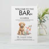 Gouden Doodle Bar Menu (Staand voorkant)