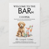 Gouden Doodle Bar Menu (Voorkant)