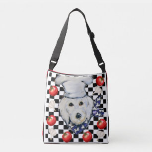 Gouden Doodle Crossbody Tas