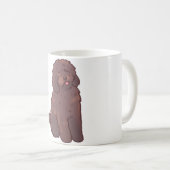 Gouden doodle hond Magie Koffiemok (Voorkant rechts)
