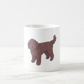 Gouden doodle hond Magie Koffiemok (Center)