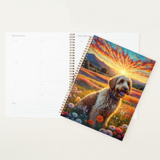 Gouden Doodle hond Planner (Display)