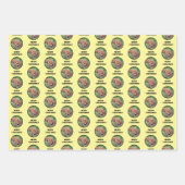 Gouden Doodle Inpakpapier Vel (Voorkant 3)