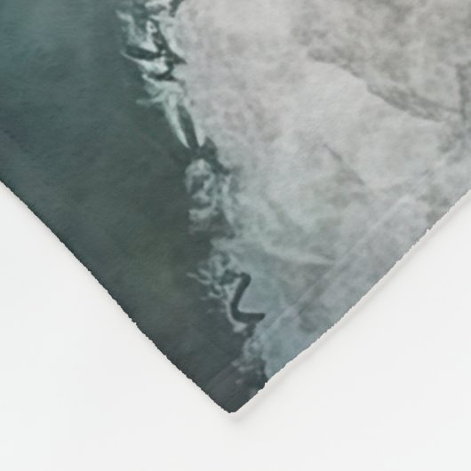 Gouden doodle kleine fleece deken (Hoek)