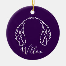 Gouden Doodle Ornament (Pootafdrukken)