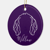 Gouden Doodle Ornament (Pootafdrukken) (Links)