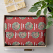 Gouden Doodle Rode Inpakpapier Tissuepapier (Geschenk)