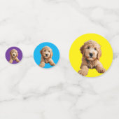 Gouden Doodle Tafelconfetti Confetti (Voorkanten)