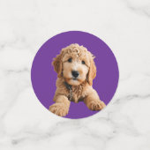 Gouden Doodle Tafelconfetti Confetti (Kleine voorkant)