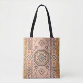 Gouden Doolhof – Moderne Marokkaanse Geometrie Tote Bag (Voorkant)