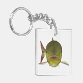 Gouden Dorado Vishoofd Sleutelhanger (Voorkant Links)
