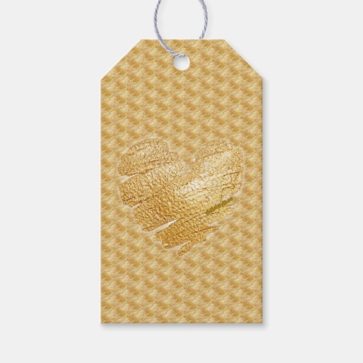 Gouden Draad Cadeaubijsluiter Cadeaulabel (Voorkant)