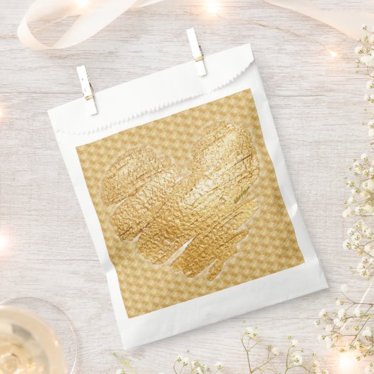 Gouden Draad Favor Zakjes (Geknipt)
