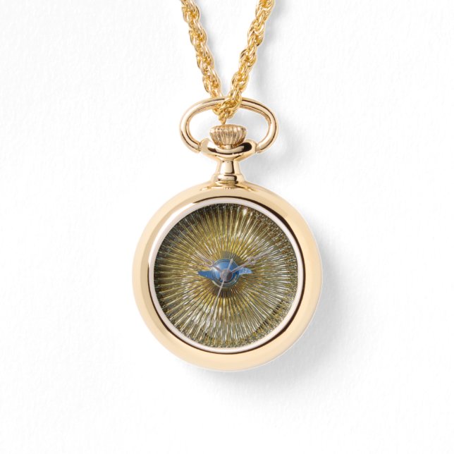 Gouden draad wielen Lowrider Low Rider velgen Horloge (Voorkant)