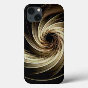 Gouden Draaikolk Over Zwart Case-Mate iPhone Case