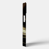 Gouden Draaikolk Over Zwart Case-Mate iPhone Case (Achterkant / Rechts)